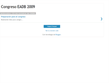 Tablet Screenshot of congresoblog.eadb.org.ar